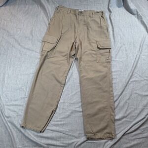 Tyndale‎ Cargo Pants Mens 38x33 Khaki Flame Resistant FR Work Utility Made USA